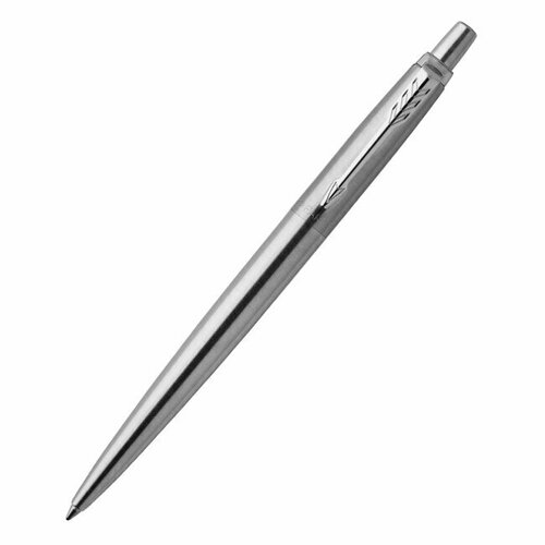 ручка подарочная гелевая jotter stainless steel ct черная 0 7мм Parker Jotter Core K694 - Stainless Steel CT, гелевая ручка, М