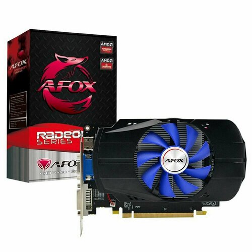 Видеокарта Afox AMD R7 350 800 2048 3400 128 RTL [AFR7350-2048D5H4-V3] видеокарта afox radeon r7 350 2048mb atx single fan afr7350 2048d5h4