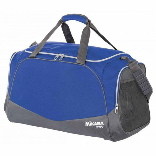 фото Сумка спортивная mikasa, 50 л, 64х32х64 см, синий/серый