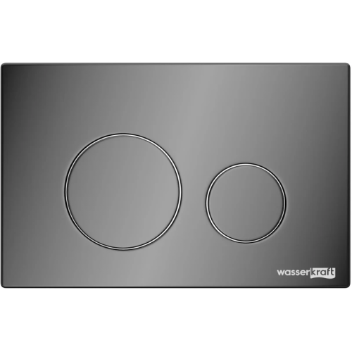 Смывная клавиша WasserKRAFT черный глянец PB02 2826₽