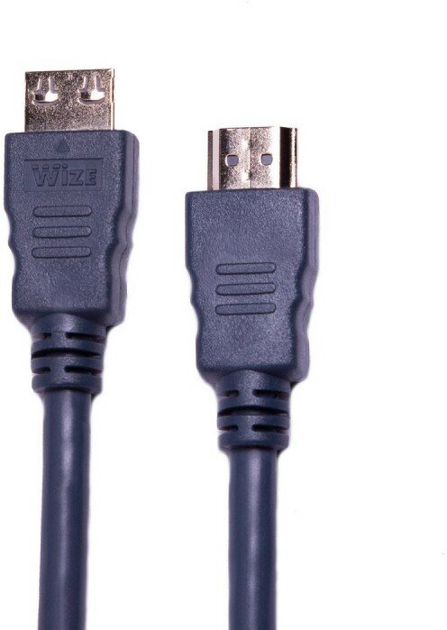 Кабель HDMI - HDMI, M/M, 5 м, v2.0, K-Lock, поз. р, экр, Wize, CP-HM-HM-5M