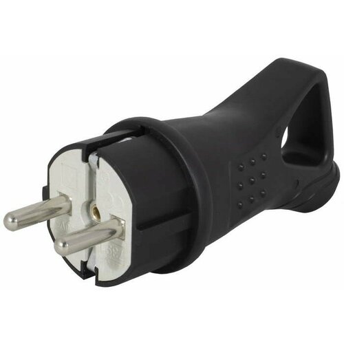 ВК-050 Вилка разборная электрическая 16 А 250 В пластиковая прямая с ручкой черная 990₽