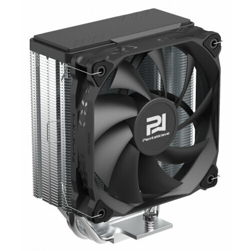 Кулер для процессора PentaWave PC-Z05E SRB PWM (20 шт/кор, TDP 235W, 1х120mm PWM Fan, 5 тепловых трубок 6мм, 600-1850RPM, 12-32,6dBa)