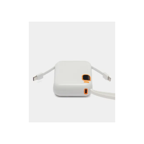 Компактный повербанк 20000mah внешний аккумулятор Power Bank белый 1399₽