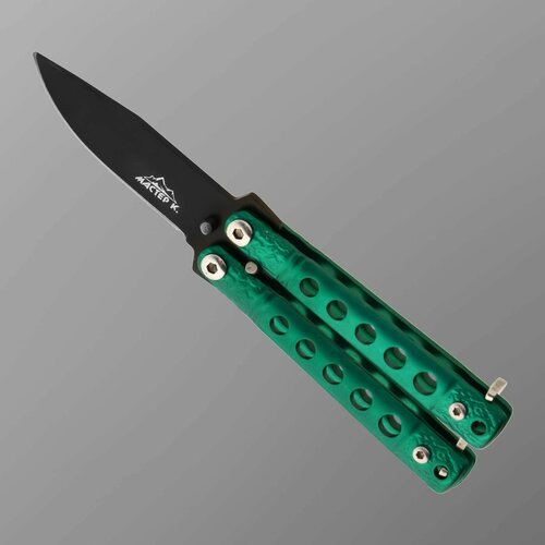 Нож-бабочка Киллер 11см, клинок 40мм/1,1мм, зеленый (1шт.)