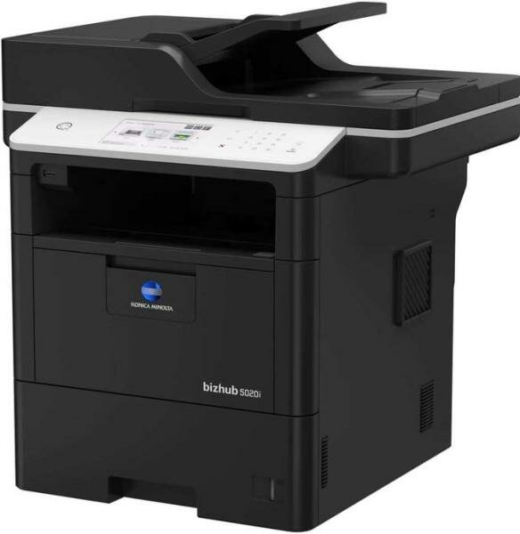 МФУ Konica-Minolta bizhub 5020i, монохромное, А4, 50 стр/м, 1200dpi, дуп, факс, автоп, USB, Ethernet, Wi-Fi