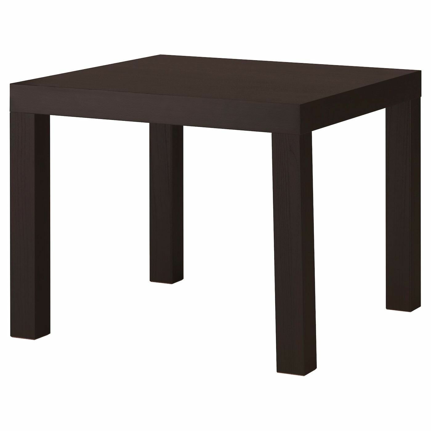LACK Придиванный столик IKEA, черно-коричневый 55x55 см (80383231)