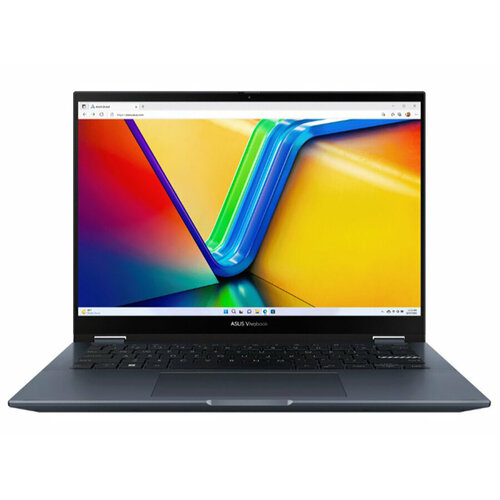 Ноутбук ASUS VivoBook S 14 Flip TP3402VA-LZ350W 90NB10W1-M00DB0 140 Core i5 1335U Iris Xe Graphics 16ГБ SSD 512ГБ MS Windows 11 Home Синий 9435000₽