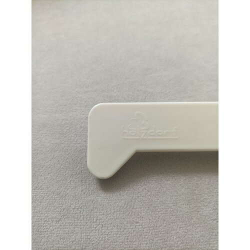 Заглушка/торцевая/накладка для подоконника боковая двухсторонняя/ Holzdorf/605мм, молочный цвет