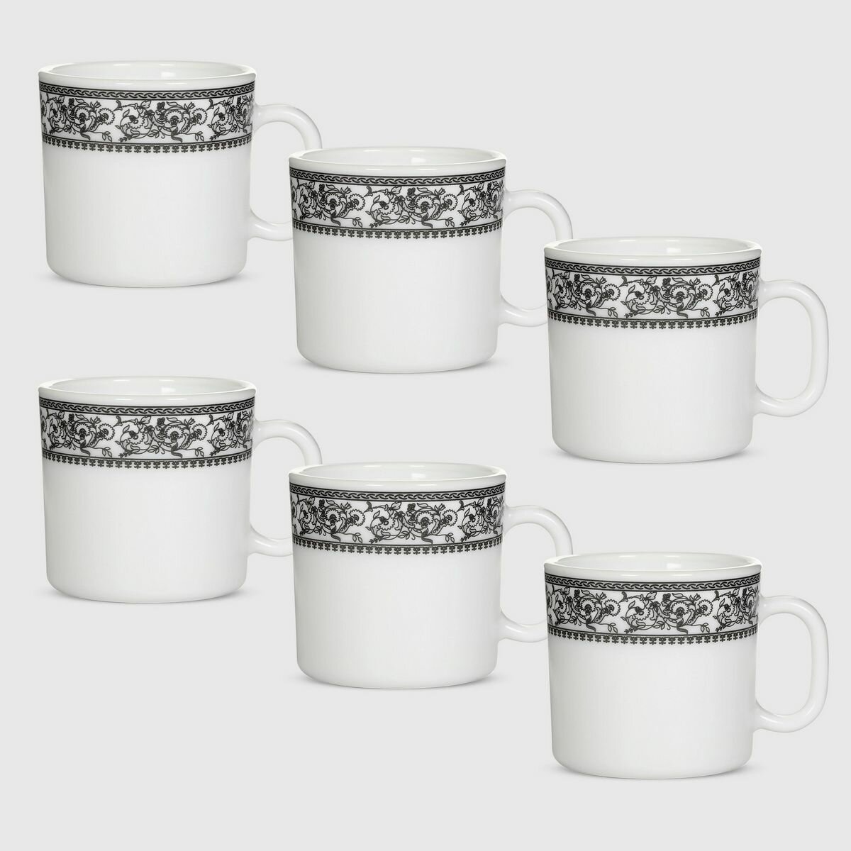 фото Набор кружек La Opala Persian grey 6 шт