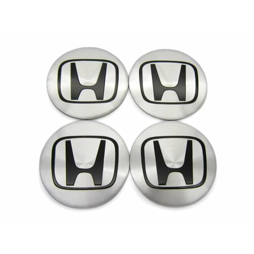 Наклейки на колесные диски Honda chrome D-45 mm