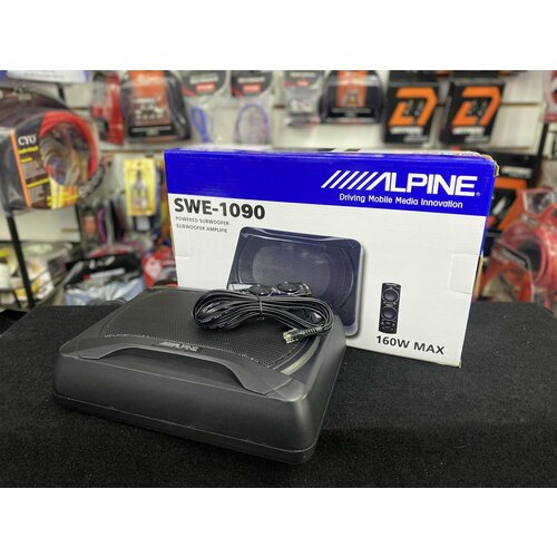 Сабвуфер под сидение Alpine swe-1090 15000₽