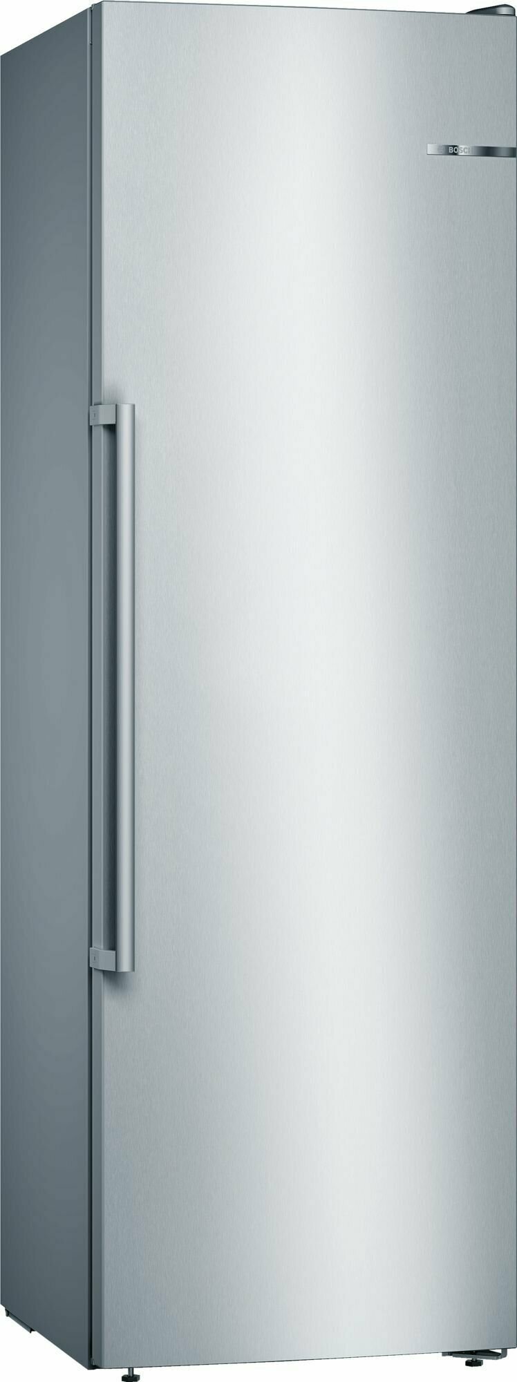Морозильник Bosch "GSN36AIEP", серебристый, перевешиваемые дверцы, ЖК-дисплей