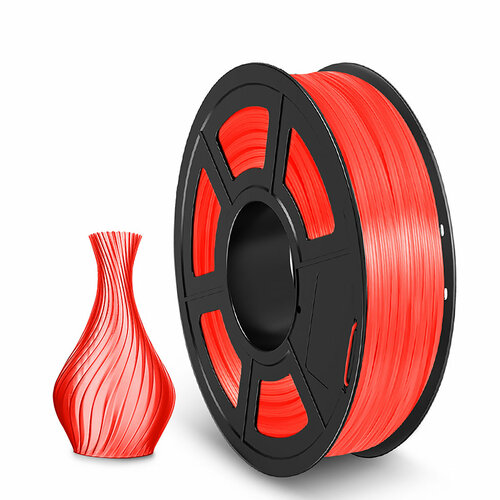 Филамент NVPRINT TPU Trans Red для 3D печати диаметр 175мм длина 165 метров масса 05 кг 2691₽