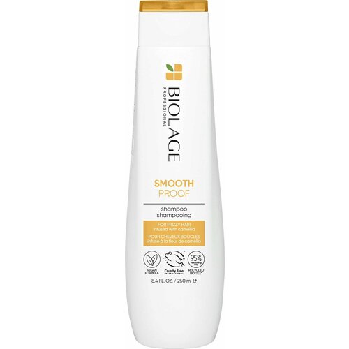 BIOLAGE Шампунь для придания гладкости волосам Smooth Proof Shampoo (250 мл) шампунь для непослушных и вьющихся волос с экстрактом камелии biolage smoothproof shampoo шампунь 250мл