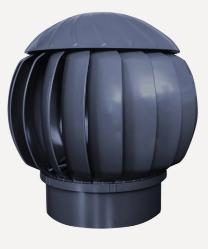 Изображение товара Ротационный дефлектор (Турбодефлектор) 160 Серый пластиковый