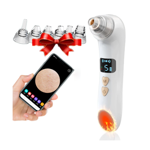 Очиститель пор с камерой WiFi вакуумный всасывающий очиститель пор глубокий очиститель носа удаление угрей с 6 насадками 419400₽