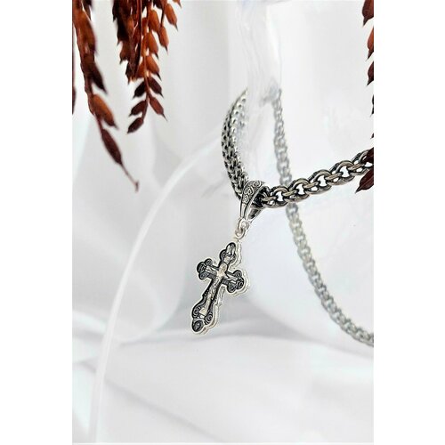 Крестик Леона Серебряный православный крестик 