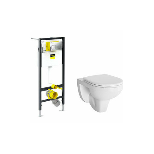 Комплект унитаза Damixa Jupiter с инсталляцией и сиденьем микролифт (DX77C1738SC, 792824)