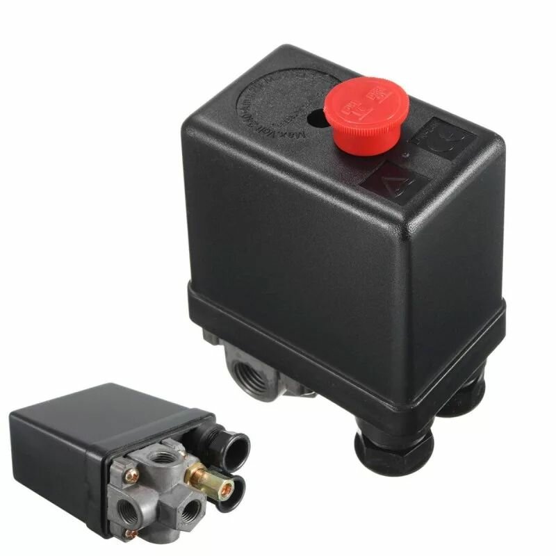 фото Реле давления для компрессора 380 в 4 выхода