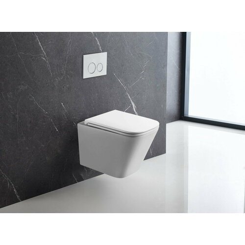 Унитаз подвесной Terminus Ватикан безободковый c сиденьем 03W49x34W