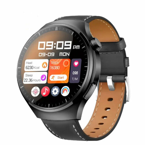 Cмарт часы LK4 PRO Умные часы iOS Android Bluetooth звонки 2 ремешка черные 4290₽