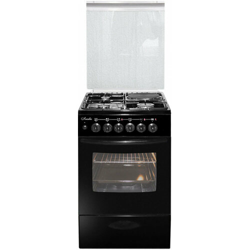 Плита Комбинированная Лысьва ЭГ 401 МС-2у черный стеклянная крышка 2506100₽