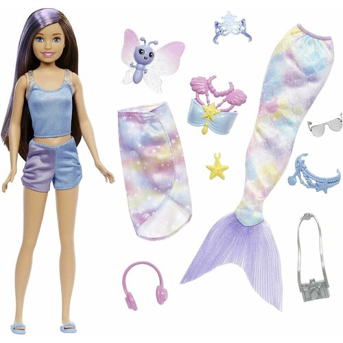 Кукла Барби Barbie Mermaid Power Doll, шкипер с 10 предметами.