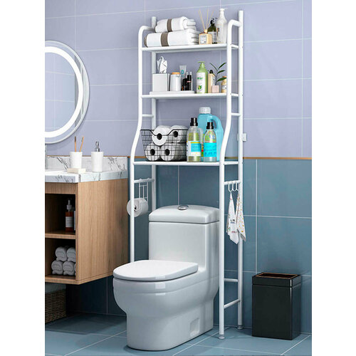 Стеллаж для ванной комнаты металлический 1346₽