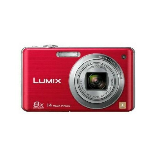 PANASONIC Фотоаппарат Panasonic Lumix DMC-FS33 красный