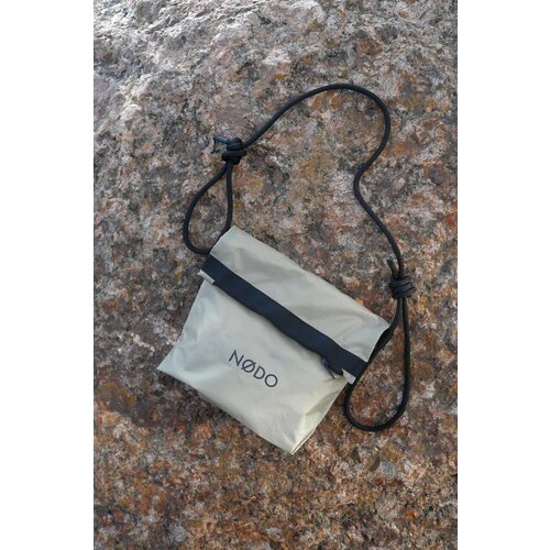 Сумка кросс-боди NODO, фактура гладкая, бежевый, черный