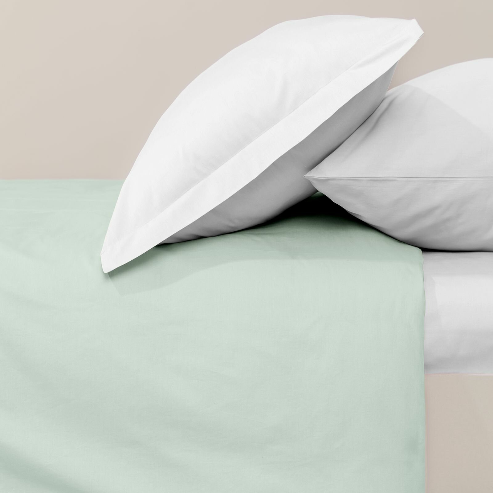 Пододеяльник на молнии перкаль 215х220 "Cozy Home" Only Color рис. 86067 - 12 Light olive