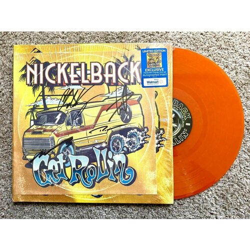Виниловая пластинка Nickelback - Get Rollin LP (orange transparent)