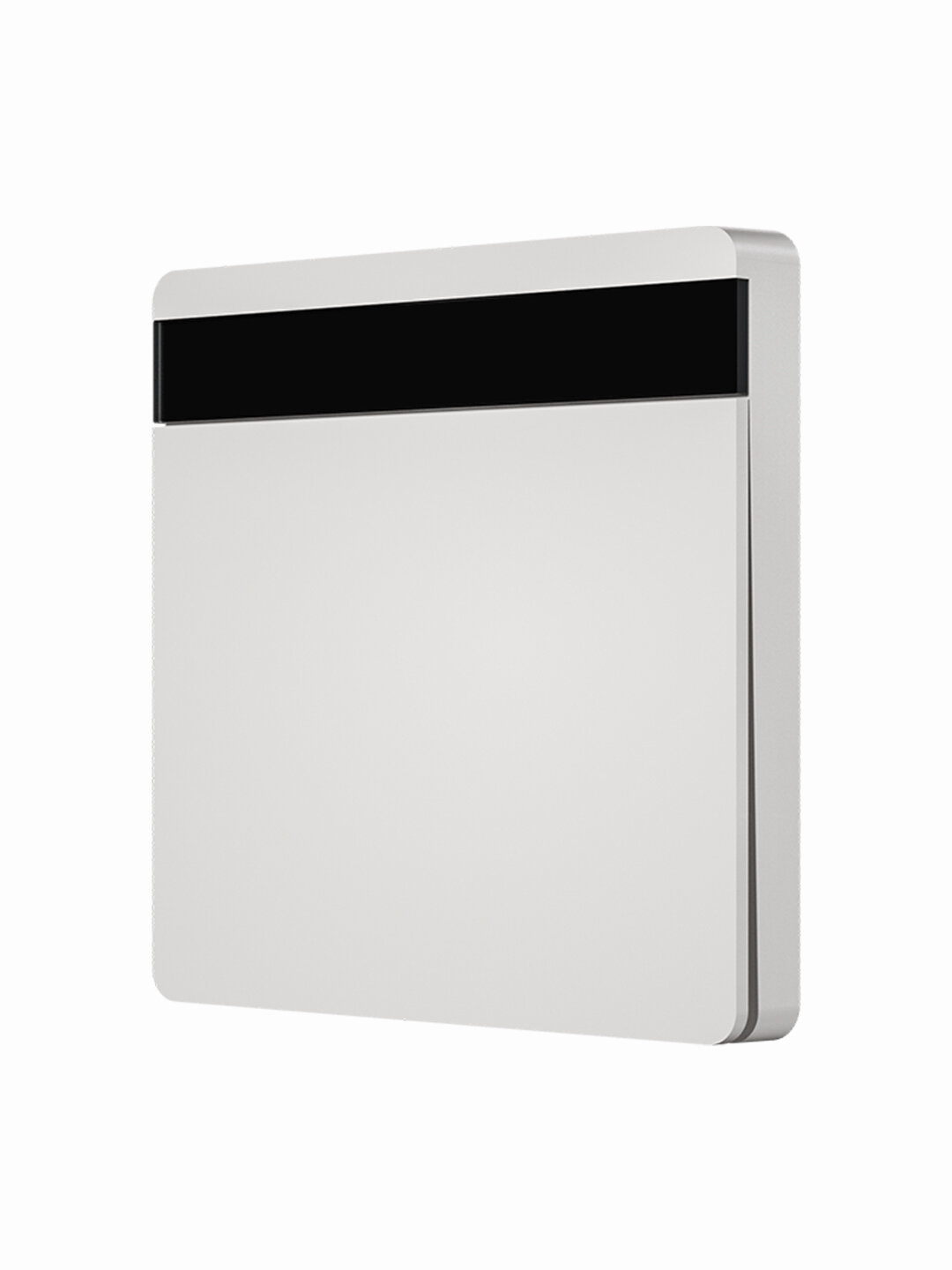 фото Умный выключатель одноклавишный с нулевой линией Xaiomi Linptech Smart Screen Display Switch E2 Zero Fire Single White
