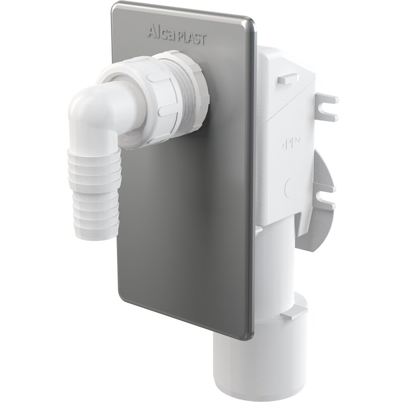 Сифон для стиральной машины Alcaplast AG210321100 (APS3) Полированная сталь