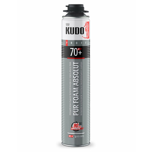 Пена монтажная профессиональная летняя KUDO PROFF ABSOLUT 70+ XPRESS 1000 мл