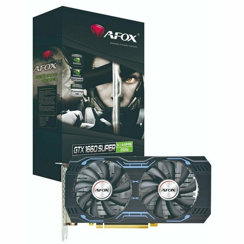 Видеокарта Afox GTX1660 SUPER 6GB GDDR6 192bit DVI DP HDMI 2FAN RTL 25121₽