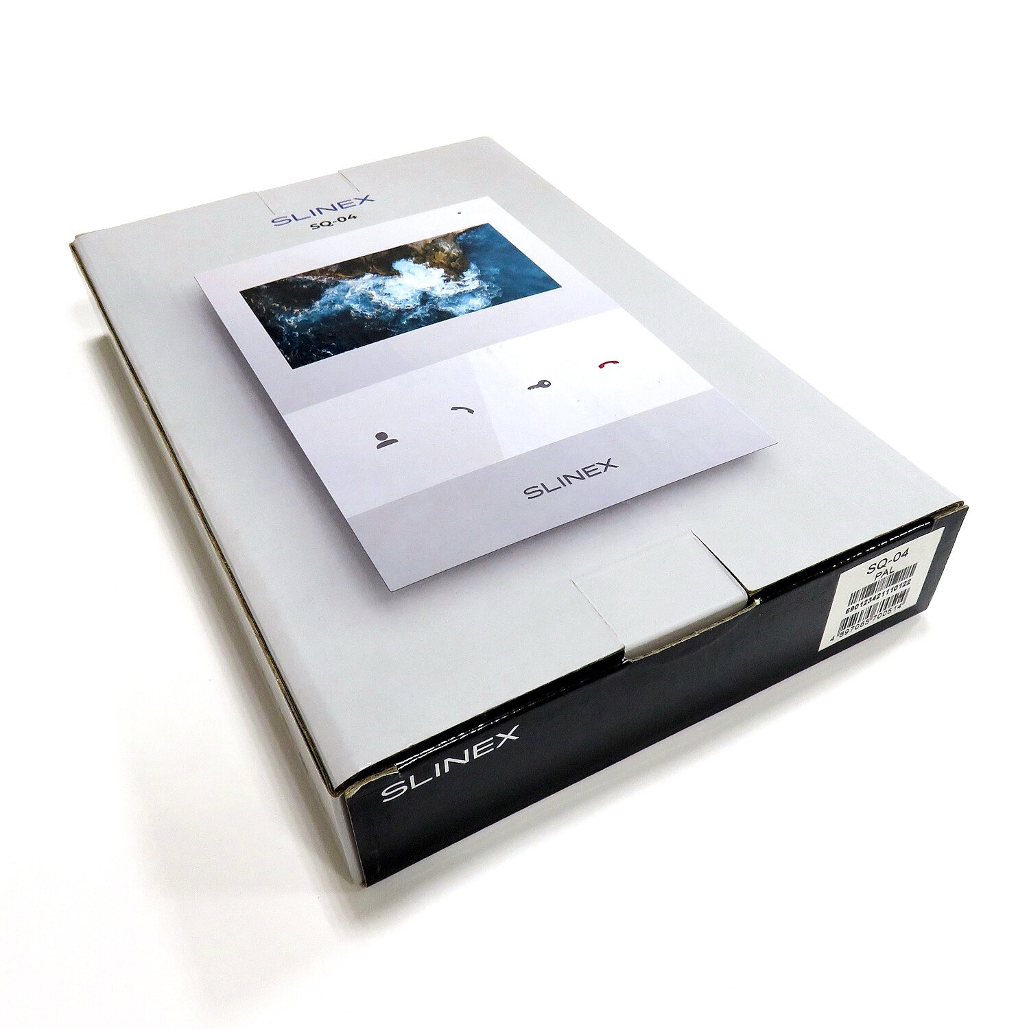 фото SQ-04 компактный 4-х дюймовый видеодомофон Slinex - белый