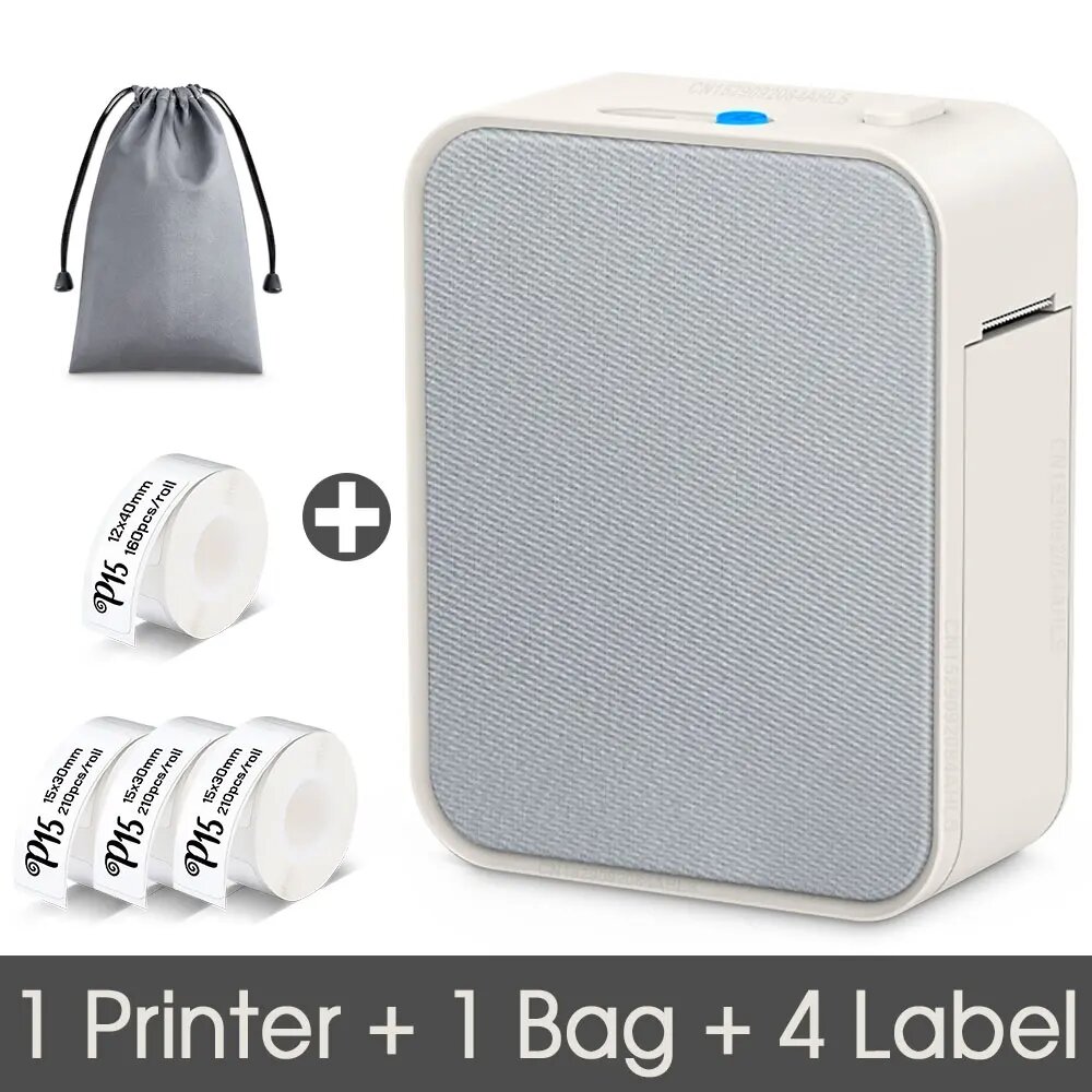 Портативный принтер для этикеток с Bluetooth, Printer Set 3