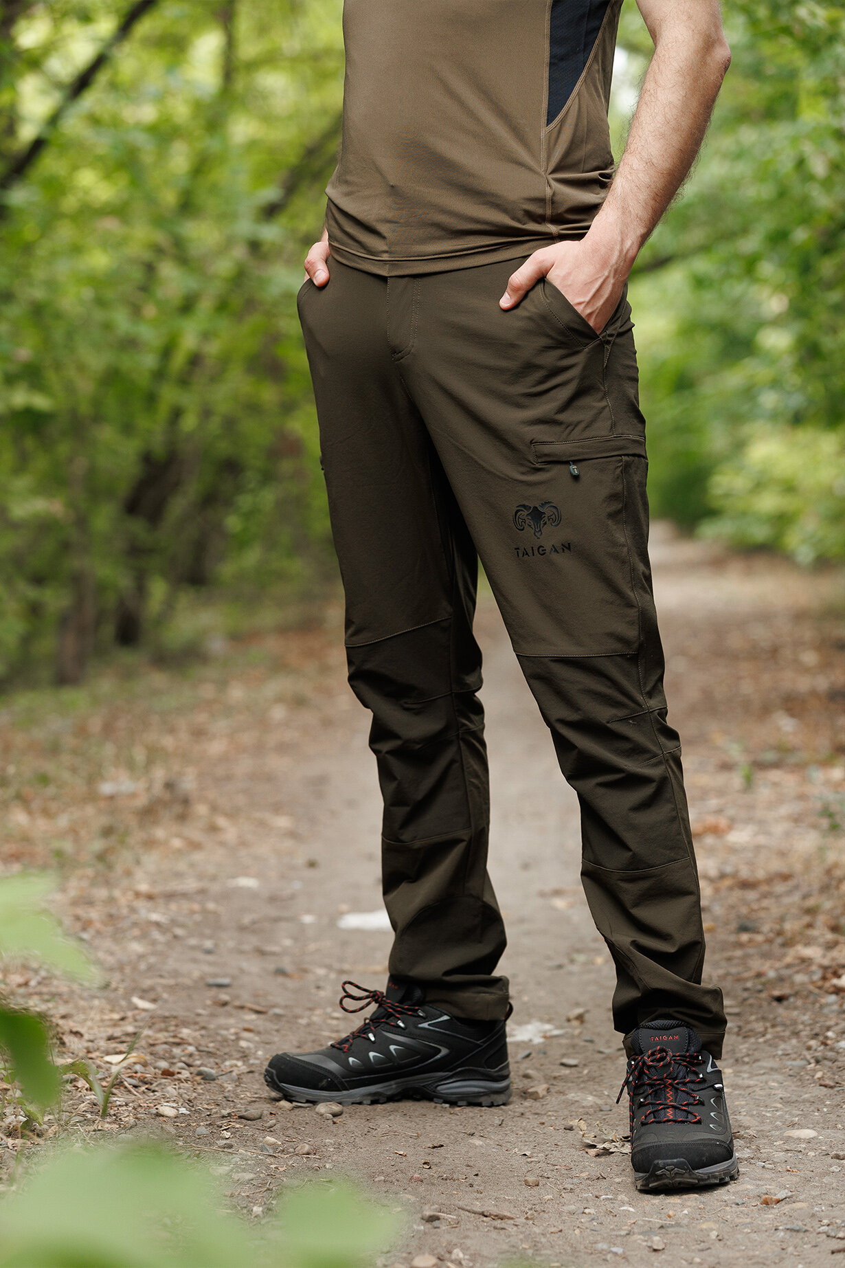 Брюки Taigan Caiman Olive — фото 1