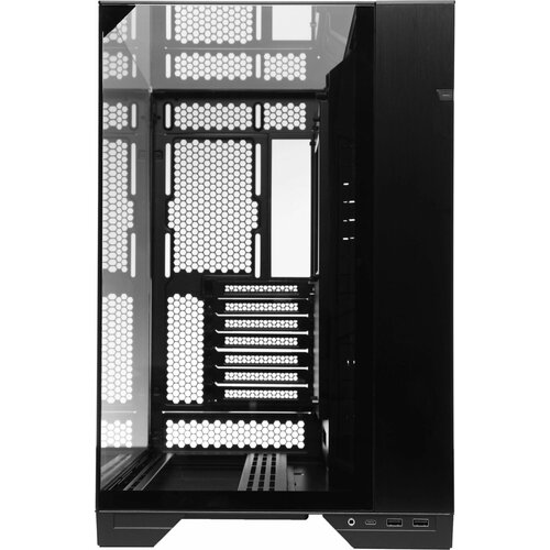 LIAN-LI Корпус Lian-Li O11 Vision черный без БП ATX 8x120mm 5x140mm 2xUSB3.0 audio bott PSU G99. O11VX.00