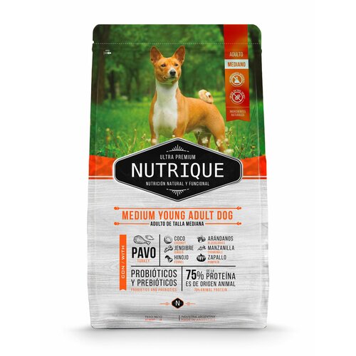 Сухой корм Vitalcan Nutrique Dog Adult для взрослых собак средних пород, 12 кг