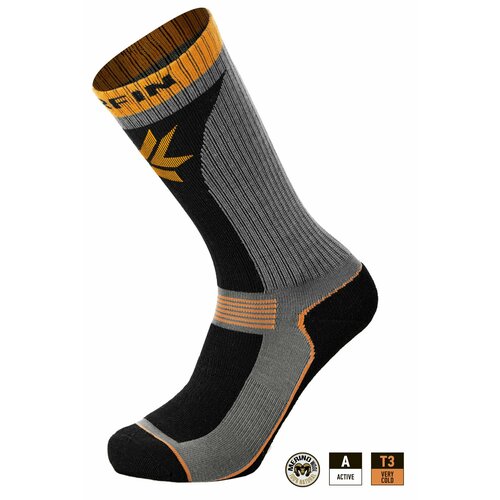 фото Термоноски norfin t3a nordic merino hiking crew размер 39-41, размер m, серый