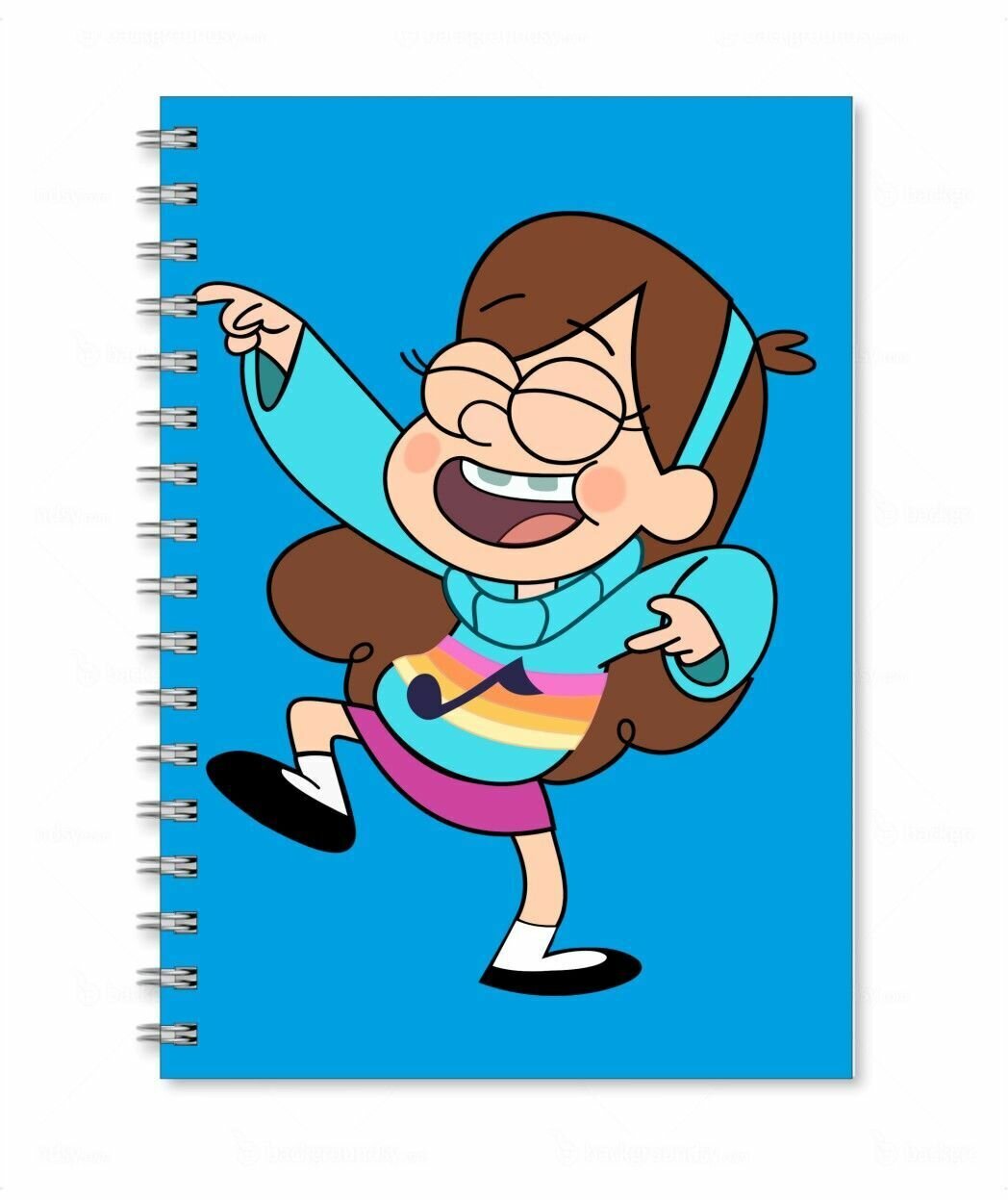 Тетрадь Mewni-Shop формата А5, с принтом "Гравити Фолз" - 6