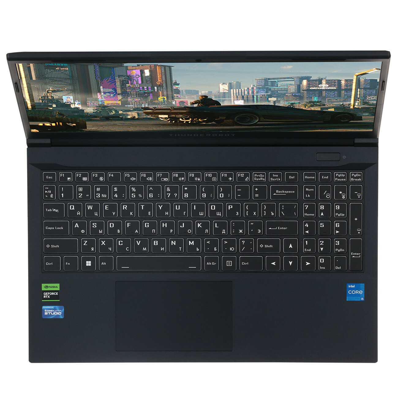 Ноутбук игровой Thunderobot 911S Core/15.6"/Core i5-12450H/16/512/RTX 3050/Win/Black — фото 1