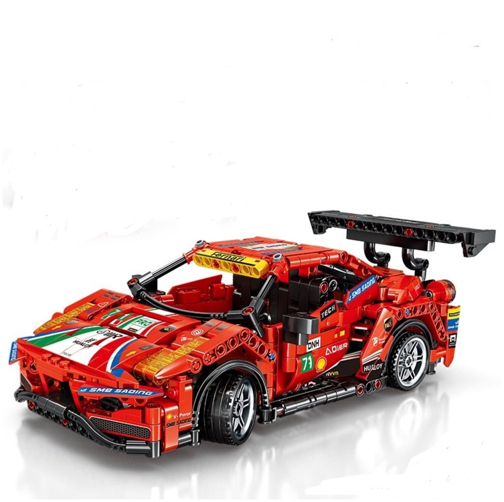 Конструктор аналог лего техник 8205 спортивная машина FERRARI, с механизмом PULL BACK