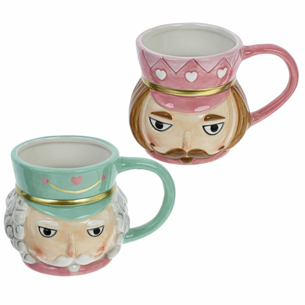 Кружка  Щелкунчик   цена за один вид   550 мл  L15 W11 H10 см  2в 