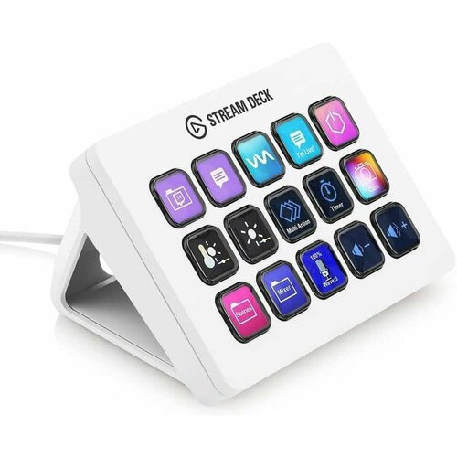 Панель для стриминга Elgato Stream Deck Mk.2, белый