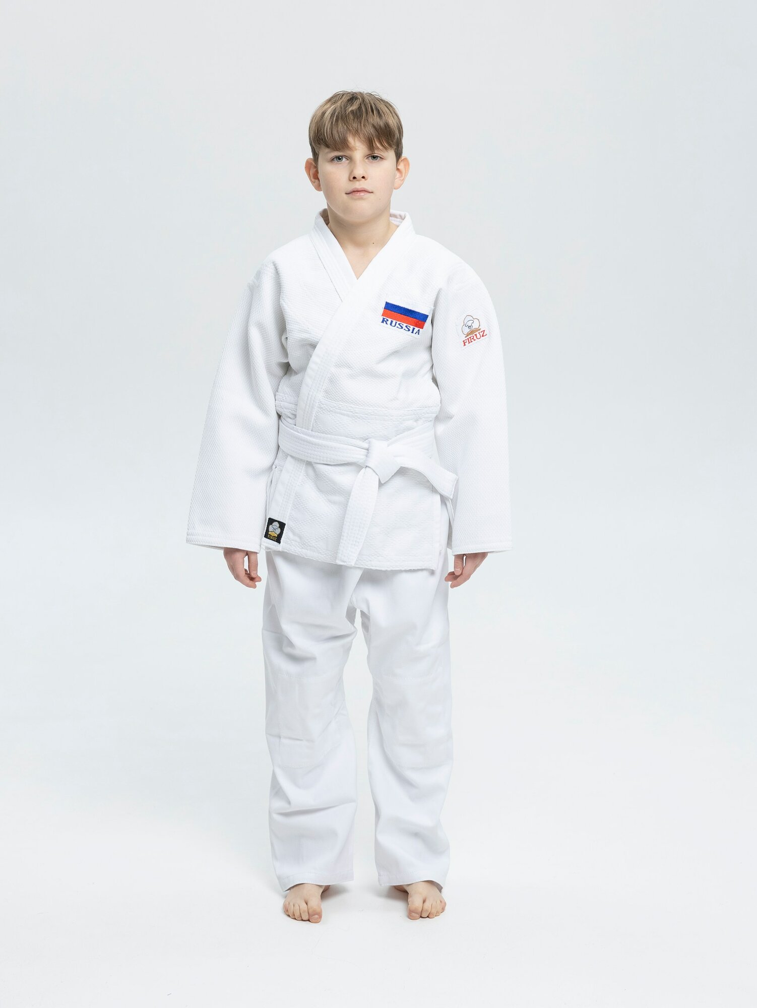 Кимоно с поясом для дзюдо Firuz Весна-лето 2022, размер 145, белый
