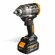 Гайковерт ударный аккумуляторный RUNTEC PRO 1/2", 20В, 2*4Ач, 110...